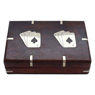 Playing Card Box with Two Set of Playing Cards Combo | Verified Sustainable by Brown Living™