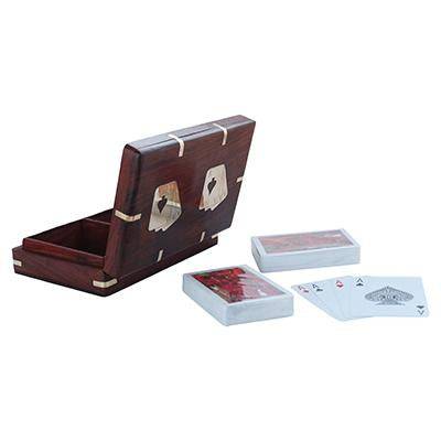 Playing Card Box with Two Set of Playing Cards Combo | Verified Sustainable by Brown Living™