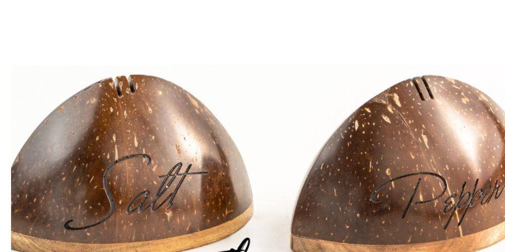 Wooden Salt and Pepper Shakers | Verified Sustainable by Brown Living™