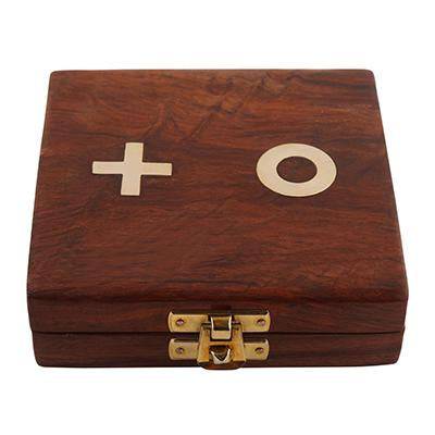 Wooden Tic Tac Toe - Unique Handmade Quality | Family Board Games – Learning & Educational Toys on Brown Living™. SKU: 1026387. Img 2.