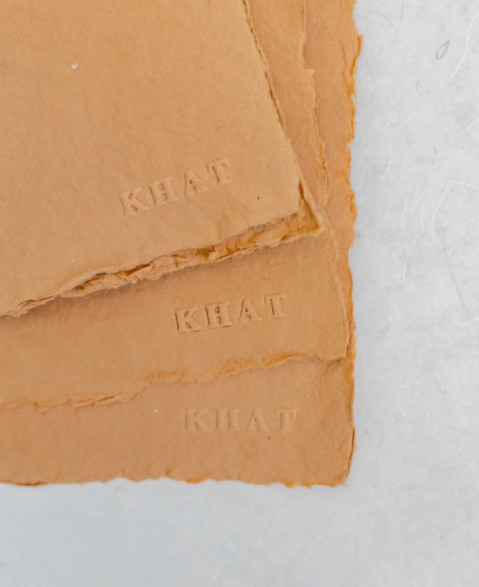 Write that story - Muddy Brown Pack of 8 Handmade Paper A4 Sheets – Printer & Copier Paper on Brown Living™. SKU: SR0033. Img 3.
