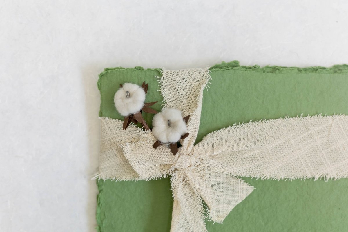 Write That Story - Sage Green / 8 Handmade Paper A4 Sheets – Printer & Copier Paper on Brown Living™. SKU: SR0032. Img 2.
