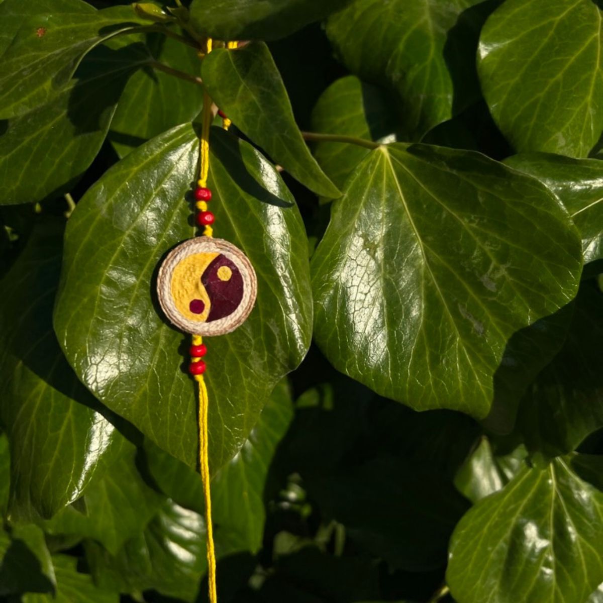 Yin & Yang Plantable Rakhi – Rakhi on Brown Living™. SKU: GRERA06. Img 2.