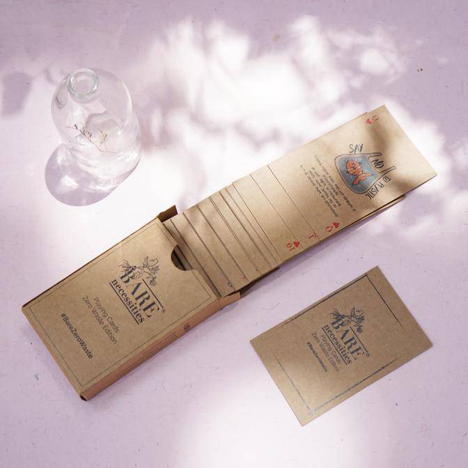 Zero Waste Playing Card Deck – Card Games on Brown Living™. SKU: 044 - 02967 - L0025. Img 1.