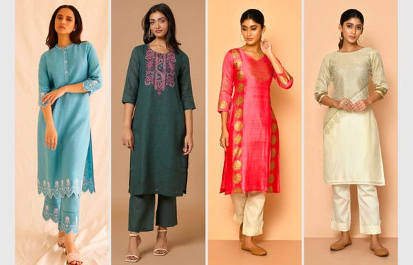 Why Should You Choose Sustainable Women's Kurtas for Diwali - Brown Living™