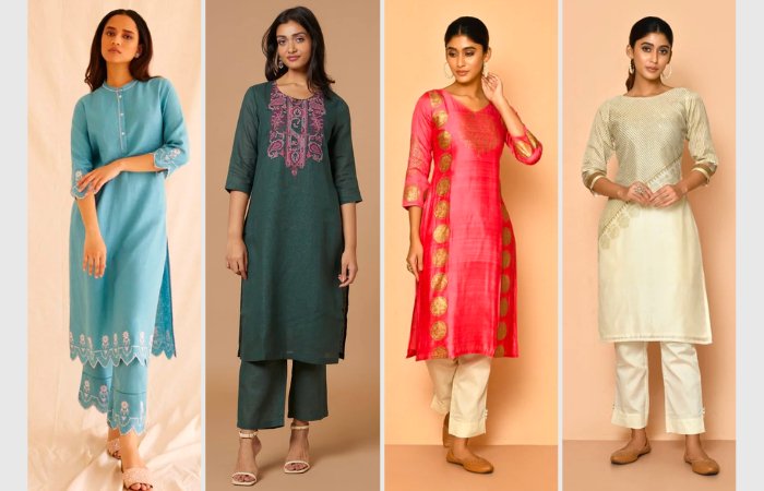Why Should You Choose Sustainable Women's Kurtas for Diwali - Brown Living™