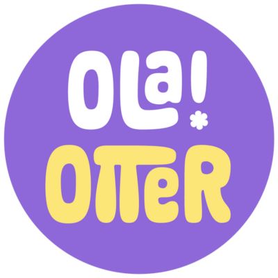 Shop Ola! Otter on Brown Living