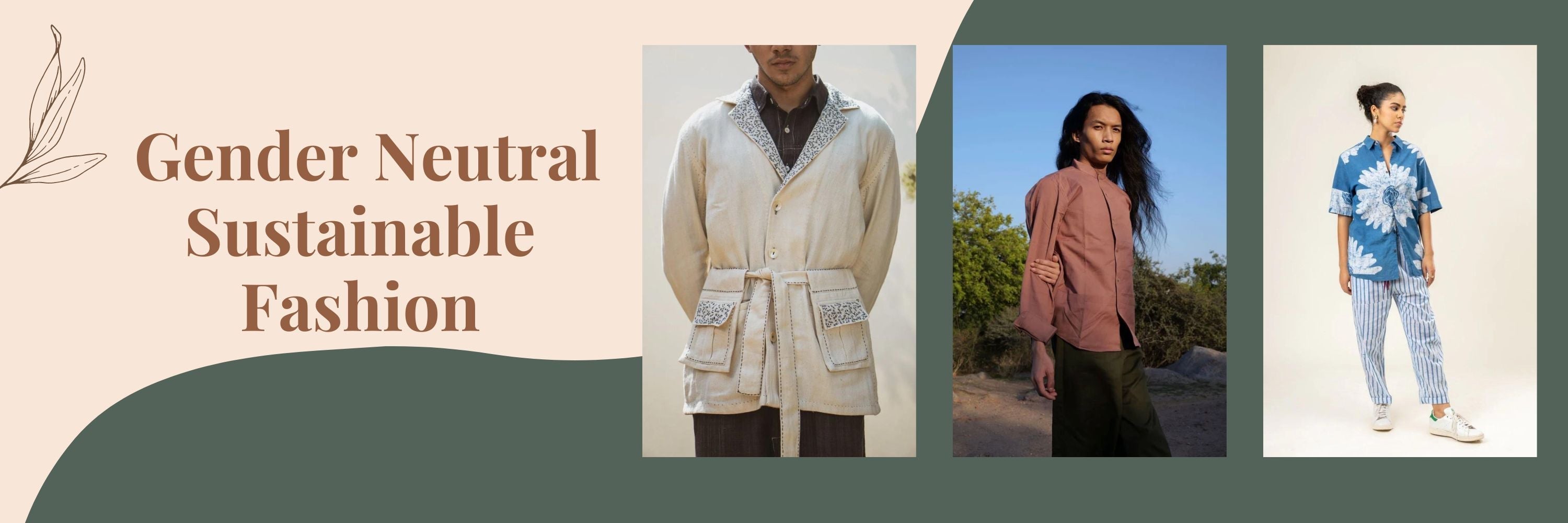 Gender Neutral Sustainable Fashion - Brown Living