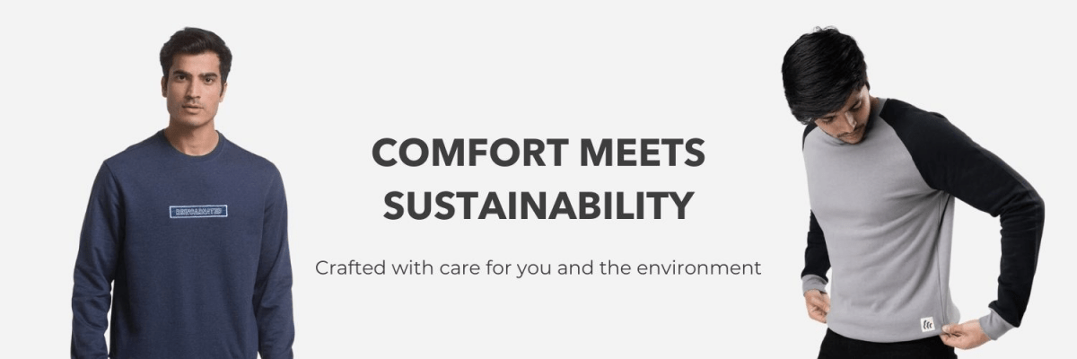 Sustainable Men's Sweatshirts - Brown Living™