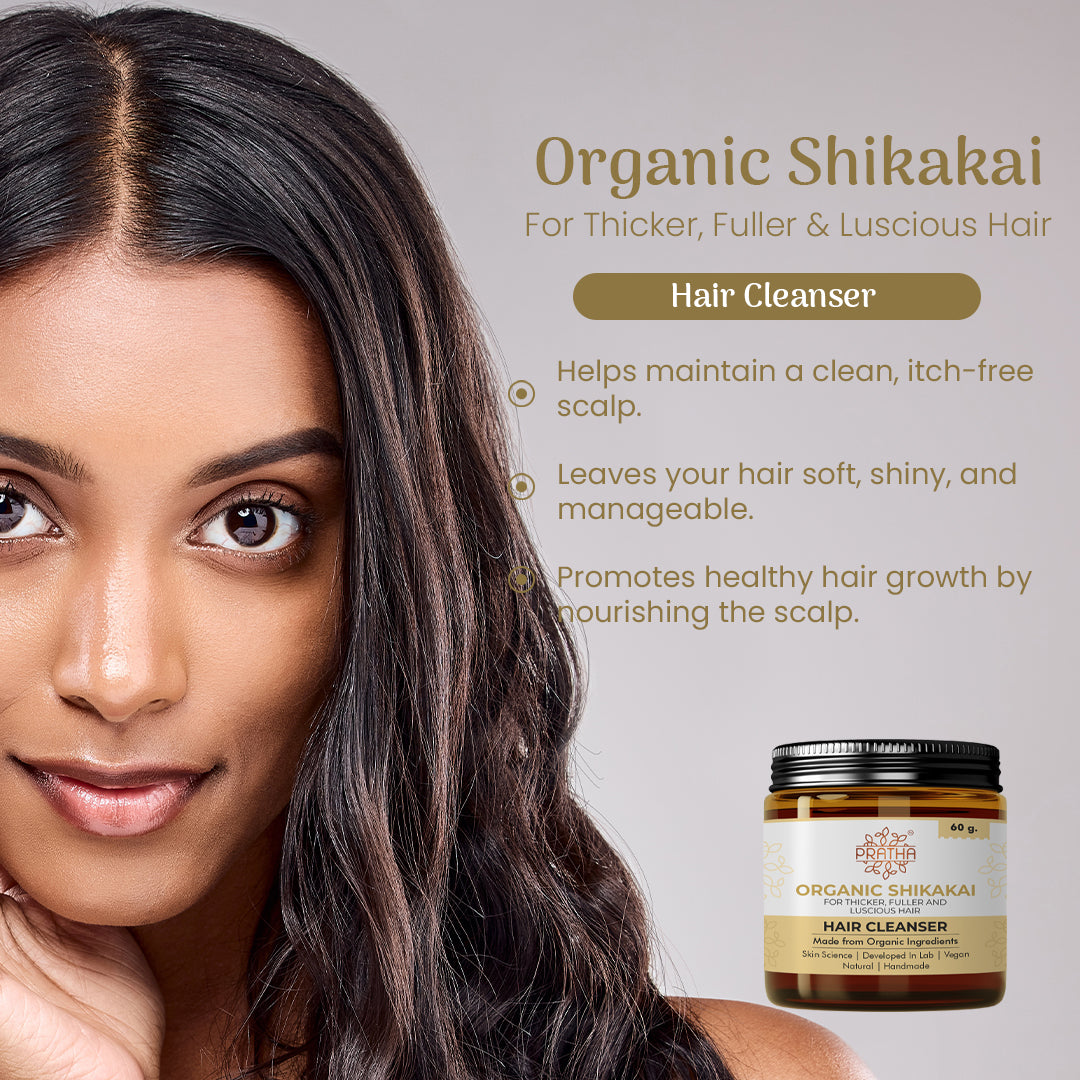 Organic Shikakai Hair Mask| For Thicker, Fuller and Luscious Hair