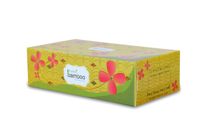 Bamboo Facial Tissue Box | Pack of 4 | Made of Pure bamboo Pulp | 2 Ply - 100 pulls each