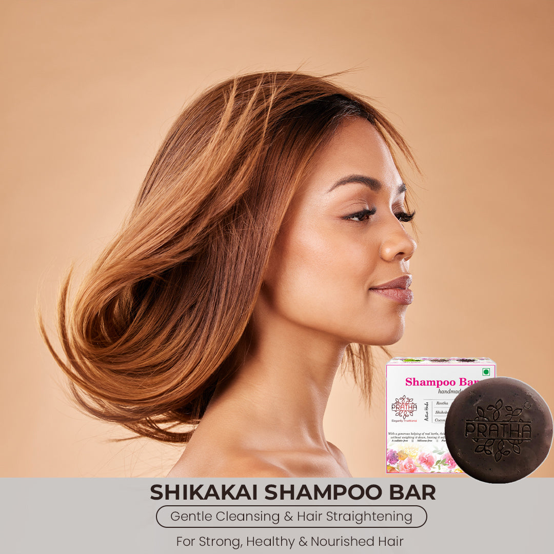 Shampoo Bar | Shikakai, Reetha, Amala, Bhrujngaraj, Coconut Milk, Hibiscus