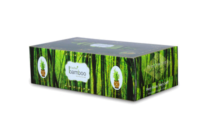 Bamboo Facial Tissue Box | Pack of 4 | Made of Pure bamboo Pulp | 2 Ply - 100 pulls each