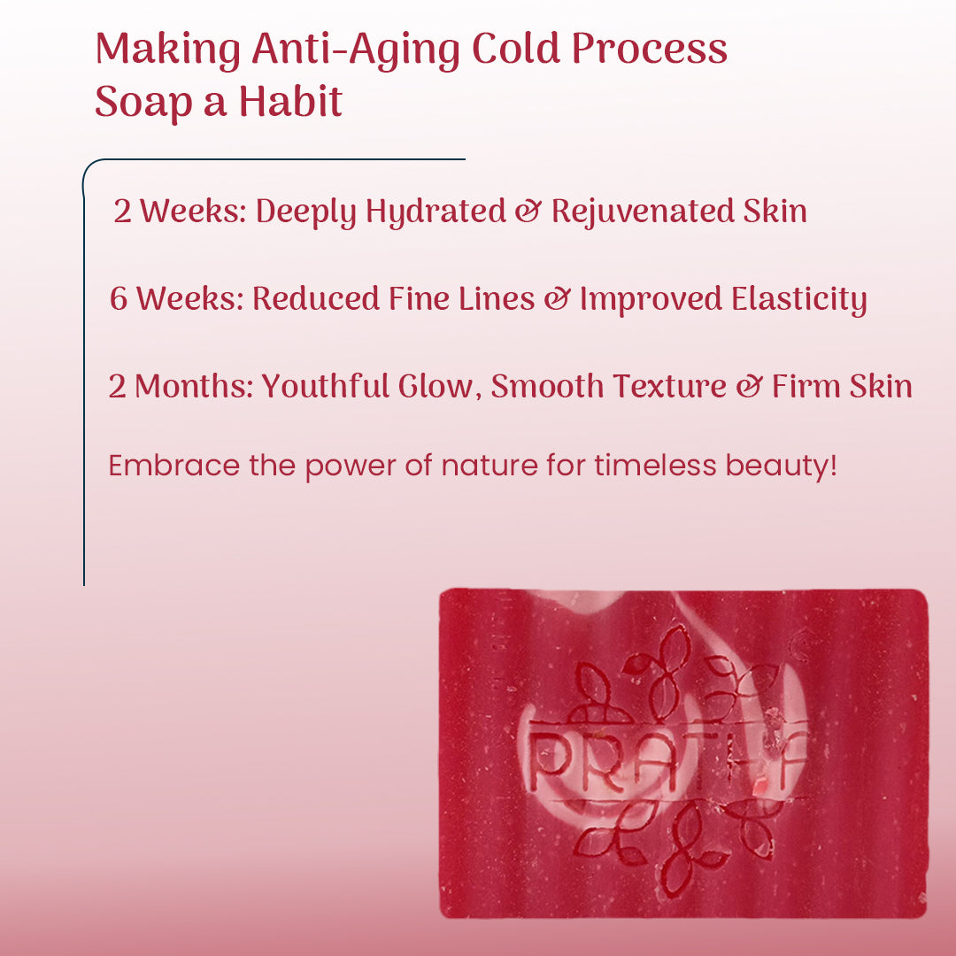 Anti-Aging Raspberry | Cold Process Handmade Soap