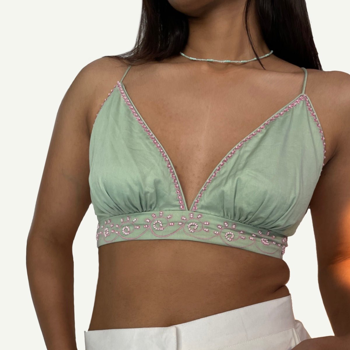 100% Cotton Santa Fe Sway Set | Comfortable & Stylish – Womens Top by erna available on Brown Living™. Xs . SKU: ER - SANTAFE - XS - 001. Img 4.