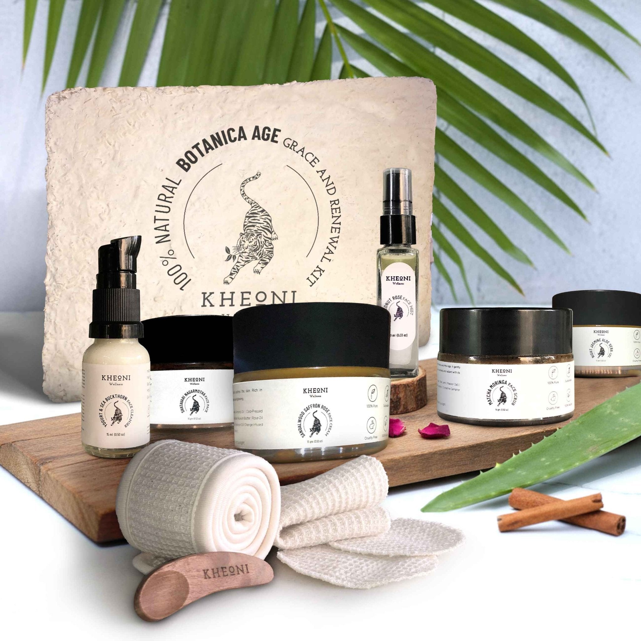 100% Natural Botanica Age Grace & Renewal Kit – Gift on Brown Living™. SKU: FFFKBGBA01. Img 1.
