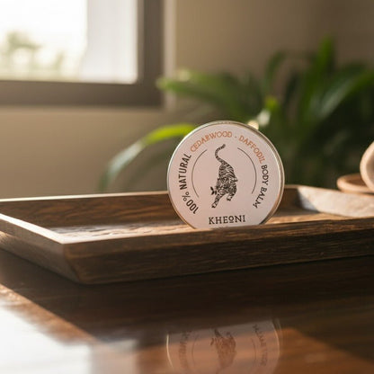 100% Natural Cedarwood - Daffodil Body Balm – Body Butter on Brown Living™. SKU: FFBBCD030G. Img 8.