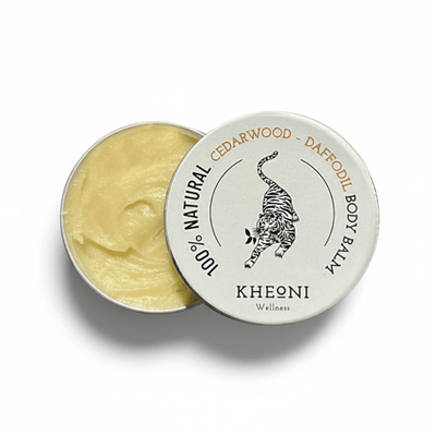 100% Natural Cedarwood - Daffodil Body Balm – Body Butter on Brown Living™. SKU: FFBBCD030G. Img 1.