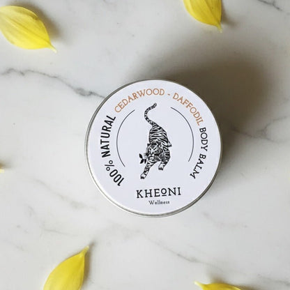 100% Natural Cedarwood - Daffodil Body Balm – Body Butter on Brown Living™. SKU: FFBBCD030G. Img 10.