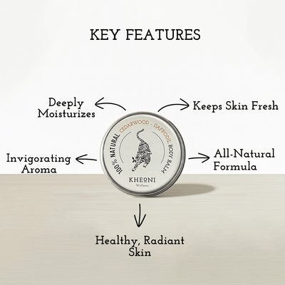 100% Natural Cedarwood - Daffodil Body Balm – Body Butter on Brown Living™. SKU: FFBBCD030G. Img 2.