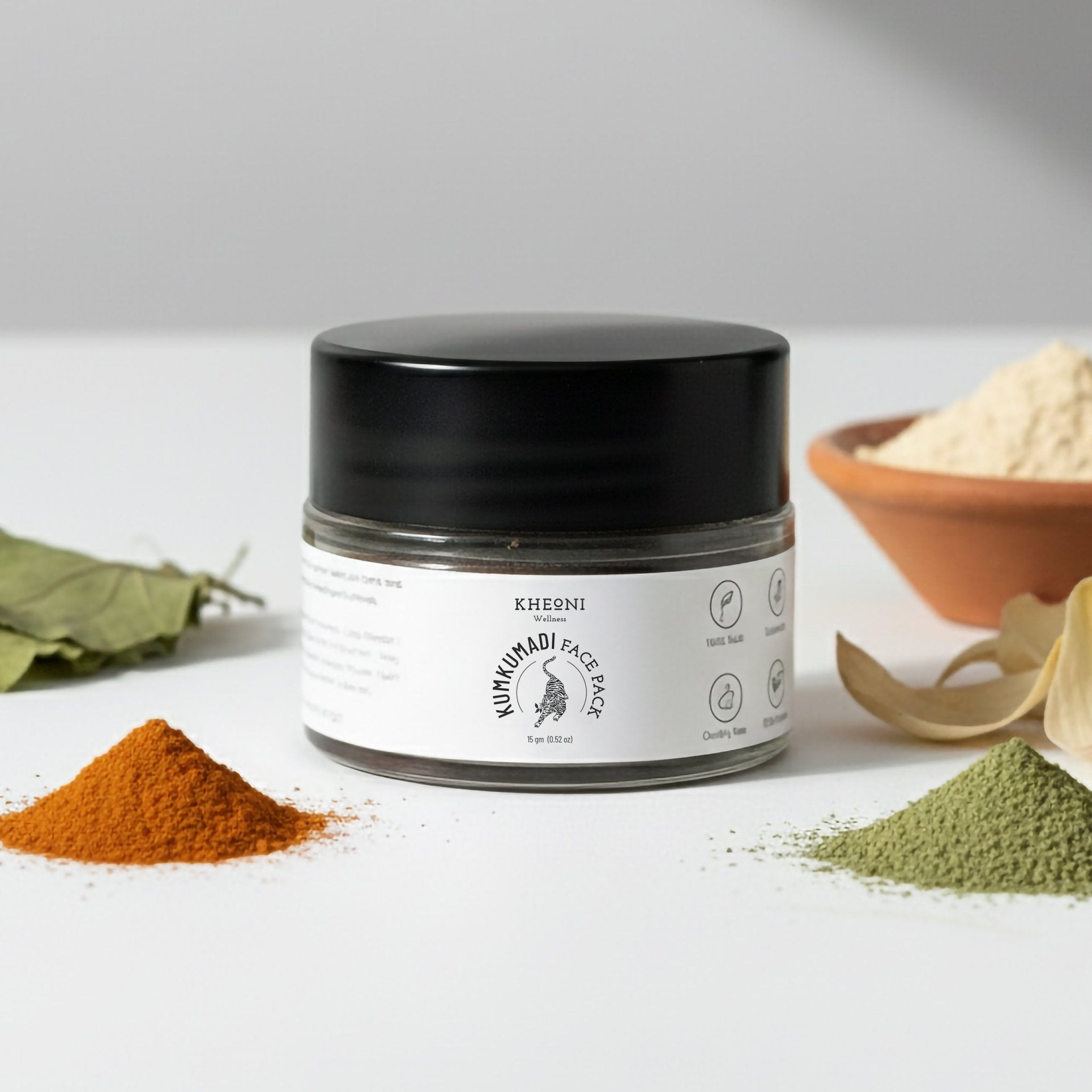 100% Natural Earthglow Ritual Facial Kit – Gift on Brown Living™. SKU: FFFKEGBA01. Img 3.