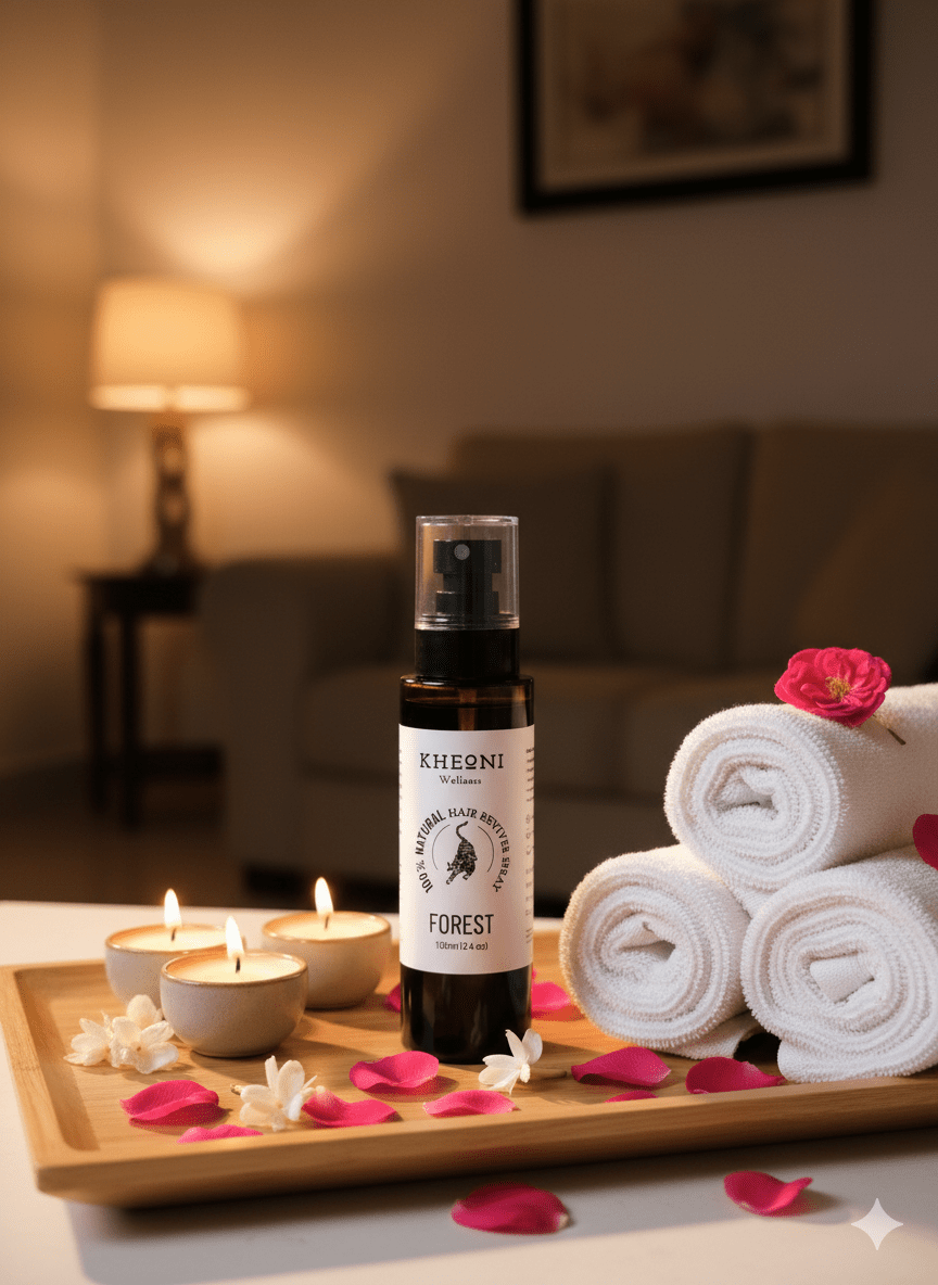 100% Natural Hair Reviver Spray | Strengthening & Nourishing Hair Mist – Hair Mist on Brown Living™. SKU: FFHCHS100L. Img 6.