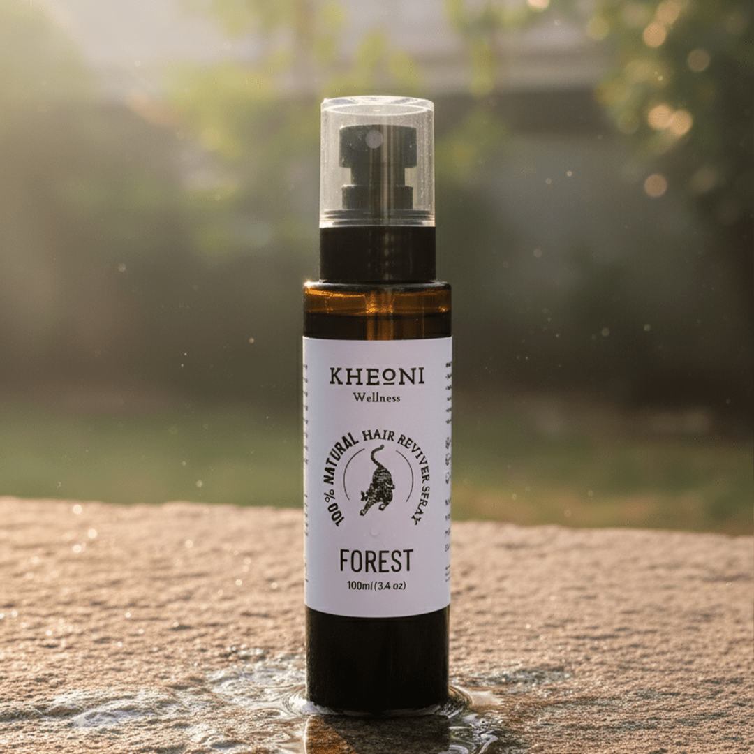 100% Natural Hair Reviver Spray | Strengthening & Nourishing Hair Mist – Hair Mist on Brown Living™. SKU: FFHCHS100L. Img 1.