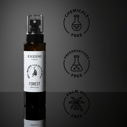 100% Natural Hair Reviver Spray | Strengthening & Nourishing Hair Mist – Hair Mist on Brown Living™. SKU: FFHCHS100L. Img 8.