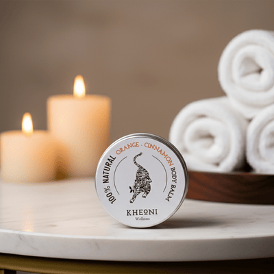 100% Natural Orange - Cinnamaon Body Balm – Body Butter on Brown Living™. SKU: FFBBOC030G. Img 4.