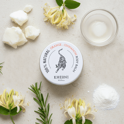 100% Natural Orange - Cinnamaon Body Balm – Body Butter on Brown Living™. SKU: FFBBOC030G. Img 6.