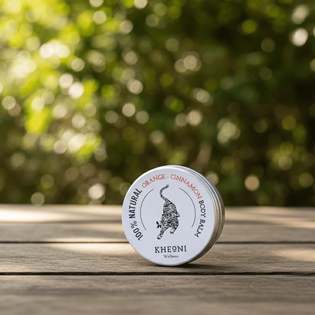 100% Natural Orange Cinnamon Body Balm | Deep Nourishing Moisturizer – Body Butter on Brown Living™. SKU: FFBBOC030G. Img 6.