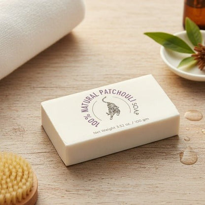 100% Natural Patchouli Soap | Handmade Body Cleansing Bar – Soap on Brown Living™. SKU: FFSOPA100G. Img 9.