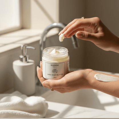 100% Natural Shea Body Butter | Deep Moisturising Skin Care | 150 gm – Body Butter on Brown Living™. SKU: sheabutter150gm. Img 3.