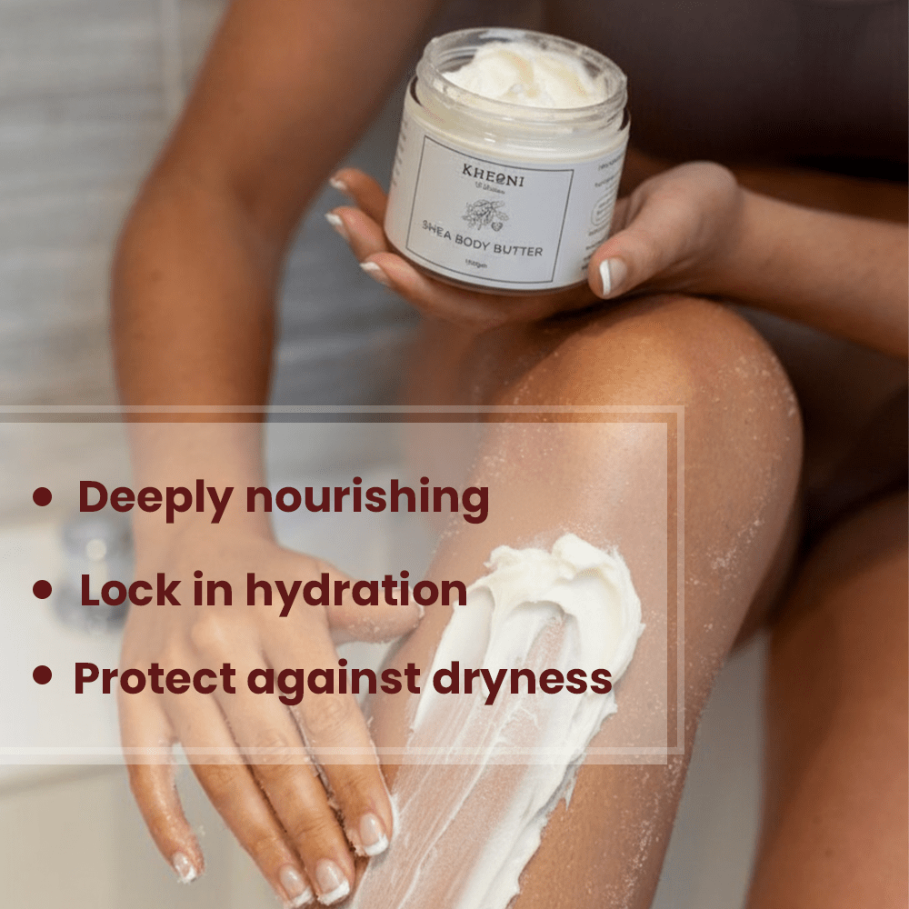 100% Natural Shea Body Butter | Deep Moisturising Skin Care | 150 gm – Body Butter on Brown Living™. SKU: sheabutter150gm. Img 7.