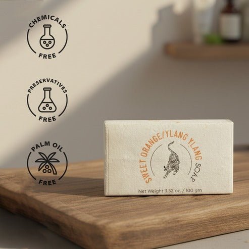 100% Natural Sweet Orange / Ylang Ylang Soap – Soap on Brown Living™. SKU: FFSOOY100G. Img 6.