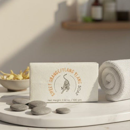 100% Natural Sweet Orange / Ylang Ylang Soap – Soap on Brown Living™. SKU: FFSOOY100G. Img 9.