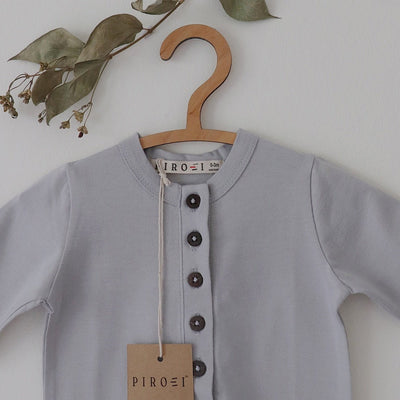 100% Organic Cotton Knotted Gown – Kids Nightwear on Brown Living™. SKU: CW - 01 - 0007/0 - 3M. Img 3.