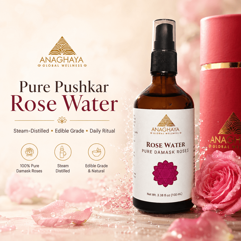 100% Pure Rose Water 100ml | Natural Facial Mist & Skin Toner – Face Serum on Brown Living™. SKU: 05. Img 2.