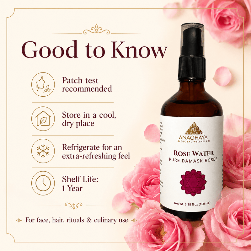 100% Pure Rose Water 100ml | Natural Facial Mist & Skin Toner – Face Serum on Brown Living™. SKU: 05. Img 5.