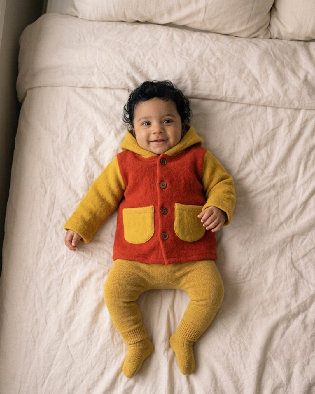 Pure Wool Hoodie | Warm & Breathable Natural Wool Hoodie