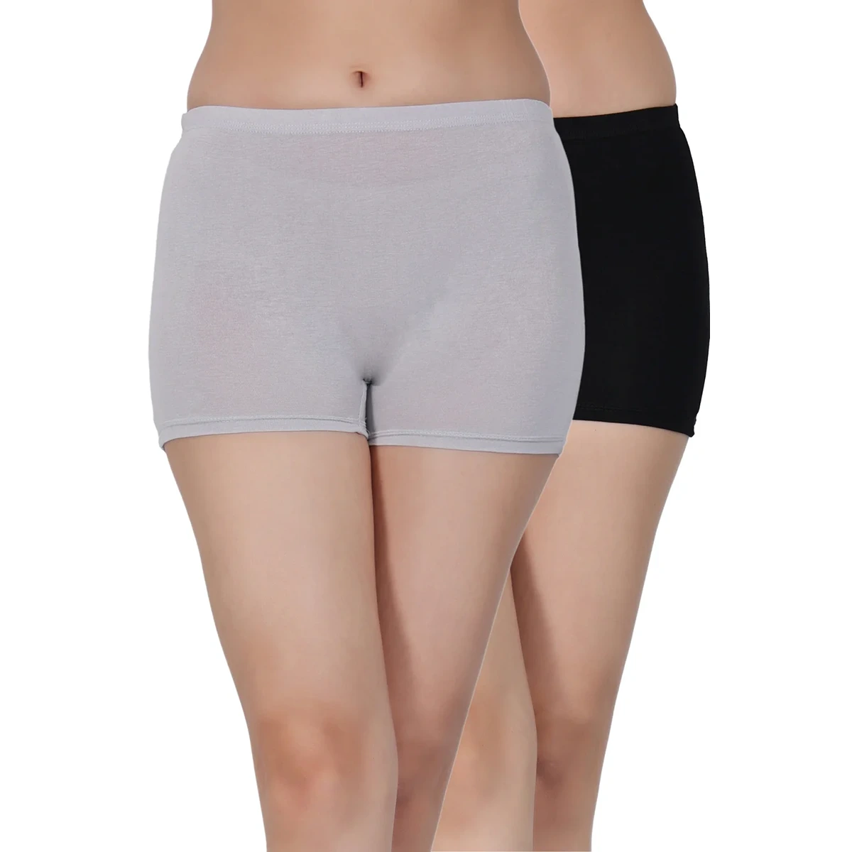 Bamboo Fabric Mid Rise Shorts | Pack of 2
