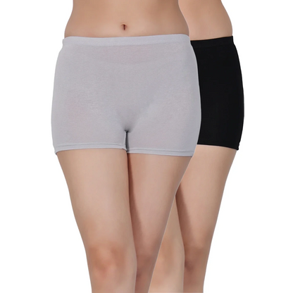 Bamboo Fabric Mid Rise Shorts | Pack of 2
