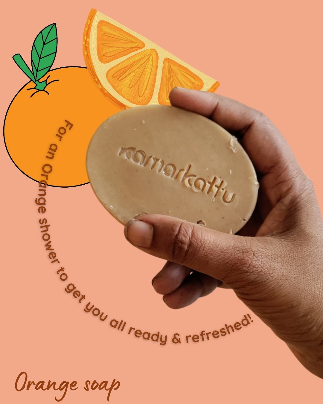 Citrus bath soaps - Handmade : Pack of 3