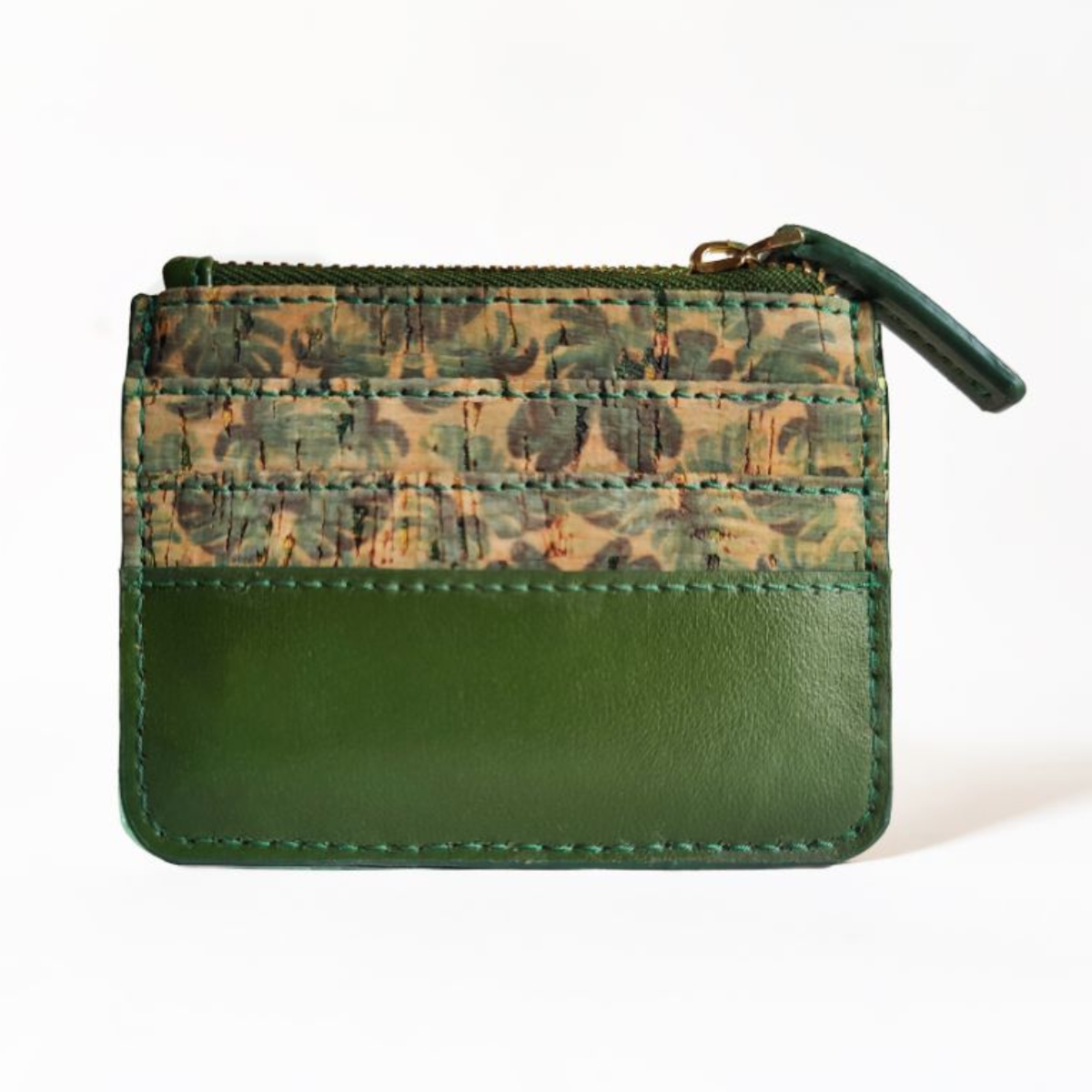 Iris Vegan Leather Cardholder (Green)