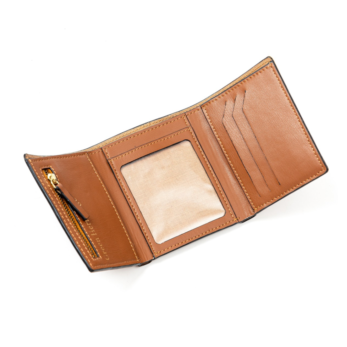 Oxylus Vegan Leather Mens Wallet (Gingerbread)
