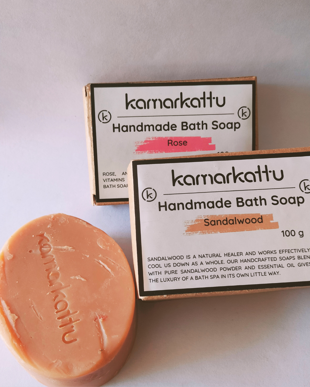 Handmade Spa bars - Rose & Sandalwood