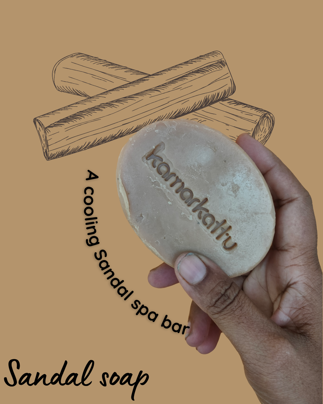 Handmade Spa bars - Rose & Sandalwood