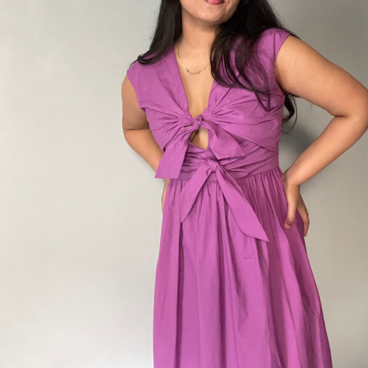 Rosalia Dress – Elegant Cotton Midi Dress for Casual & Evening Wear