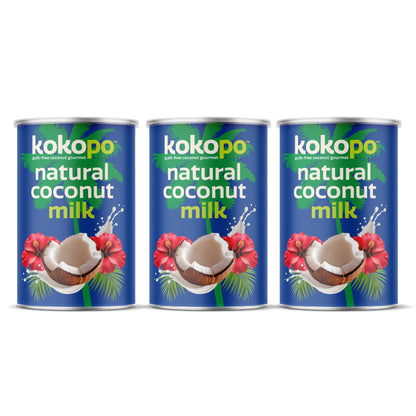 KOKOPO Natural Coconut Milk | Pack of 3 | Dairy-free Delight