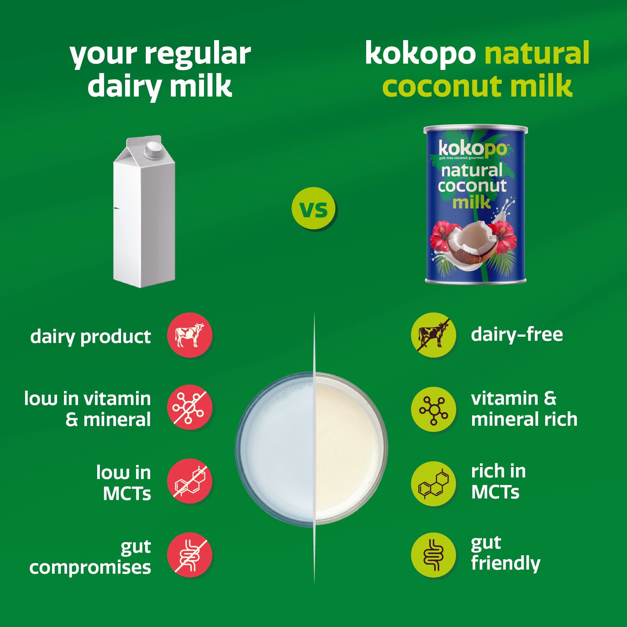 KOKOPO Natural Coconut Milk | Pack of 3 | Dairy-free Delight